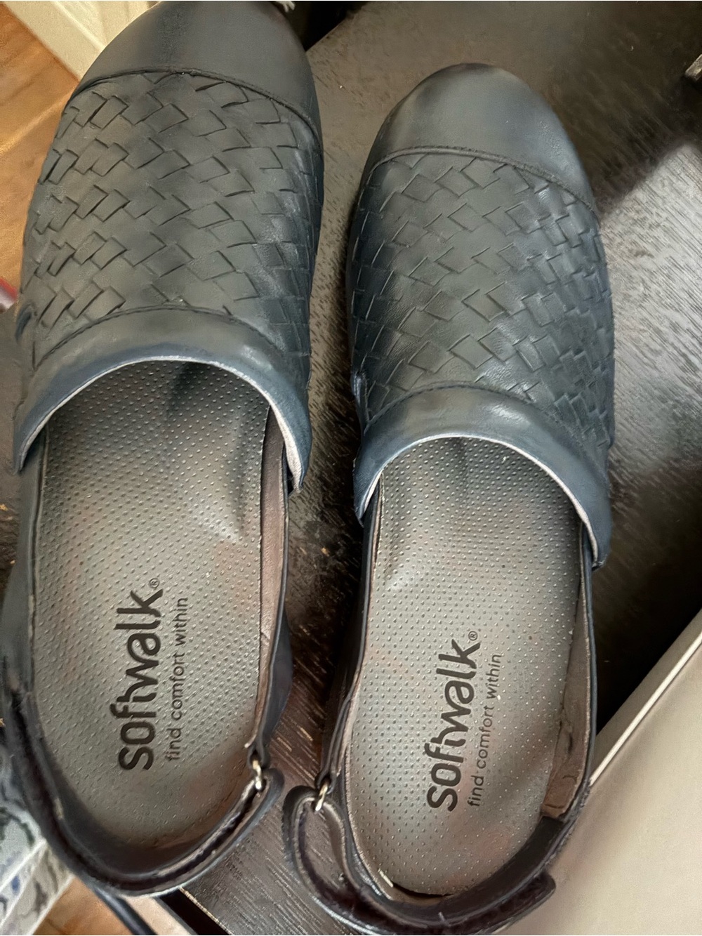 SoftWalk Women’s Woven Slip-On Loafers